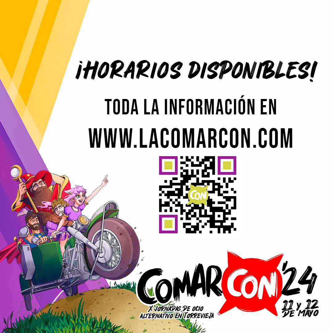 Consulta ya el horario de la ComarCON’24